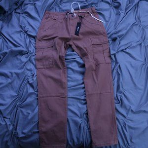 Fashion Nova Cargo Pants, Size 32, Tan